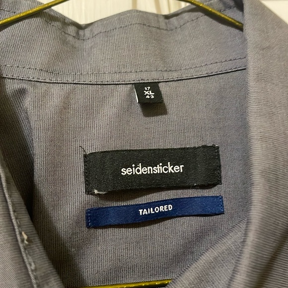 Dark Grey European Dress Shirt - Picture 4 of 6